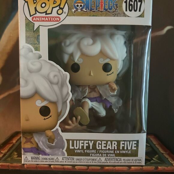 Funko Pop! Animation Luffy Gear Five Vinyl Figure - White and Purple 1607 - Picture 9 of 10